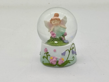 Snow globe fairy blue